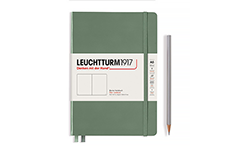 Leuchtturm1917 Medium A5 Olive (жесткая обложка, оливковый, без линовки)