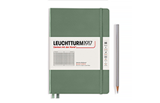 Leuchtturm1917 Medium A5 Olive (жесткая обложка, оливковый, в клетку)