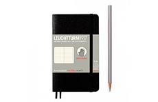 Leuchtturm1917 Softcover Pocket A6 Black (мягкая обложка, черный, в точку)