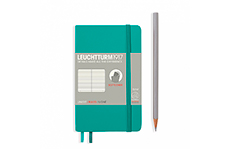 Leuchtturm1917 Softcover Pocket A6 Emerald (мягкая обложка, изумрудный, в линейку)