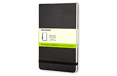 Блокнот Moleskine Reporter Large (А5, нелинованный, черный)