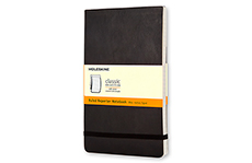 Блокнот Moleskine Reporter Soft Large (А5, в линейку, черный)