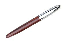 Moonman M1 Red Walnut Fude Nib (отделка - хром)