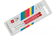 Набор стержней Parker QuinkFlow M (красные, 2 шт)