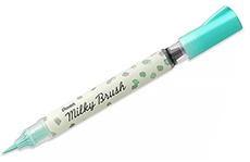 Pentel Milky Brush кисть (пастельный мятный)