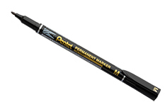 Pentel перманентный маркер Fine Point черный 1мм