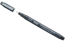 Pentel Pointliner 0.2 (черный)