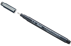 Pentel Pointliner 1.0 (черный)