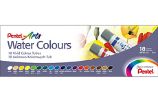 Набор Pentel Water Colors (акварель, 18 цветов)