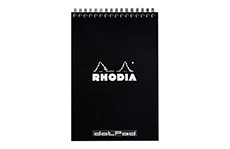 Блокнот на спирали Rhodia DotPad №16 (черный, в точку)