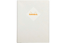 Тетрадь Rhodia Heritage Chevrons White (19х25 см, в клетку, 32 листа)