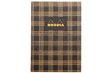 Тетрадь Rhodia Heritage Tartan Black (19х25 см, в клетку, 32 листа)