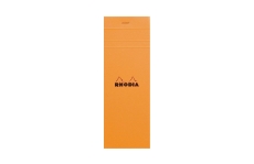Блокнот Rhodia Basics №8 Orange (7.4х21, в клетку)