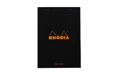 Блокнот Rhodia Basics №16 Black (14.8х21 см, нелинованный)
