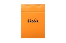 Блокнот Rhodia Basics №16 Orange (14.8х21 см, в клетку)