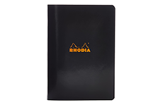 Тетрадь Rhodia Classic А5 (черная, в клетку)