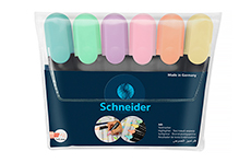 Набор текстовыделителей Schneider Job (6 пастельных цветов)