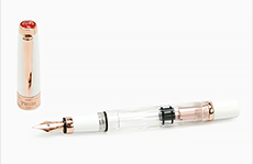 TWSBI Diamond 580 White RoseGold II EF (белый)