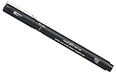 Uni-ball Pin Fine Line Brush (черный)