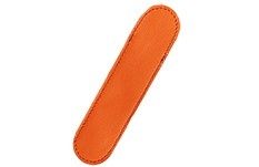 Чехол Вещь на 1 ручку (оранжевый, натуральная кожа)