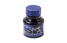 Тушь для каллиграфии Winsor&Newton Calligraphy Ink 30 мл (виноградная черная, синяя крышка)