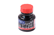 Тушь для каллиграфии Winsor&Newton Calligraphy Ink 30 мл (матовая черная, красная крышка)